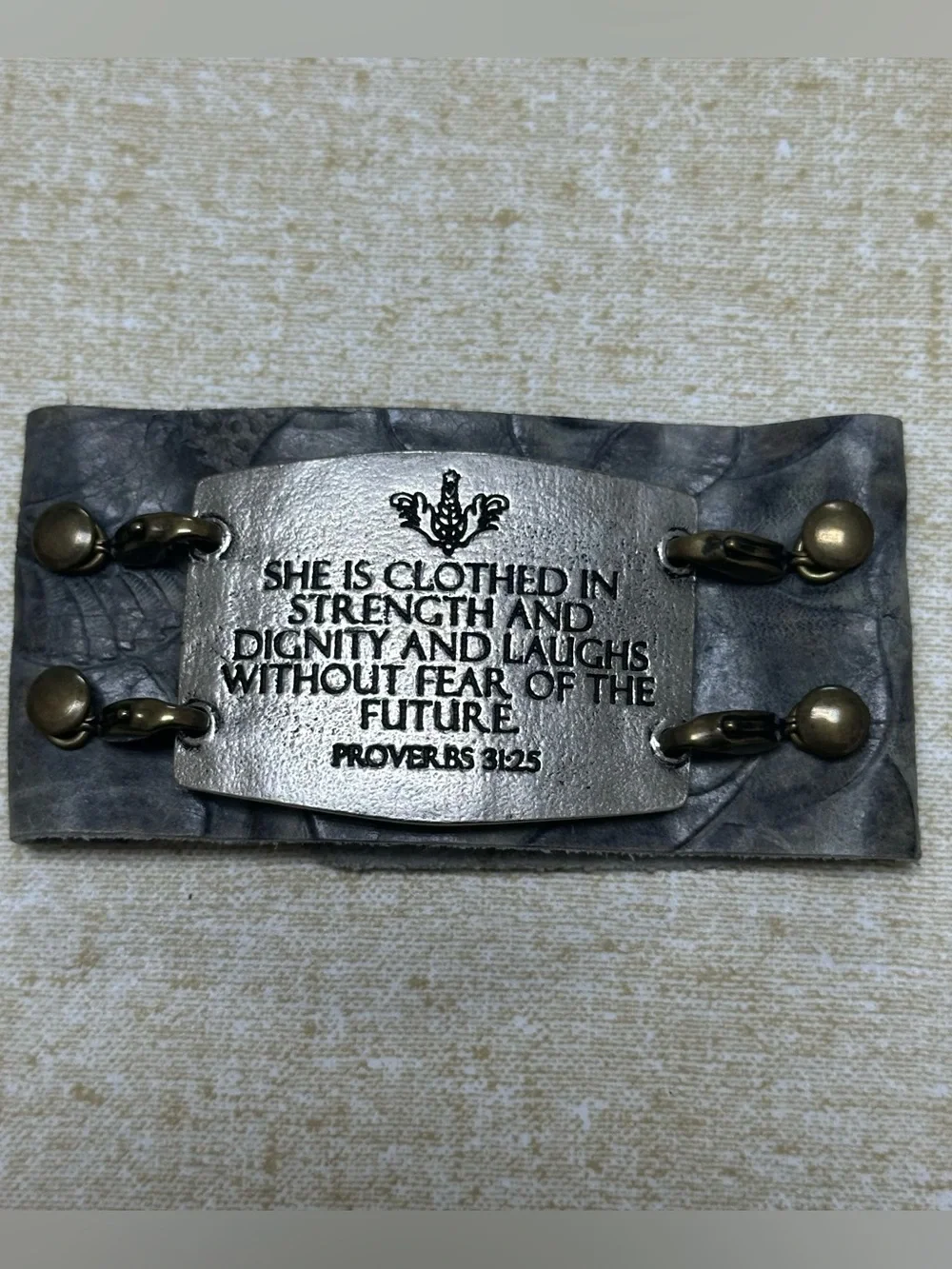 Lenny And Eva Mix & Match Cuff Bracelet And Religious Removable Plate